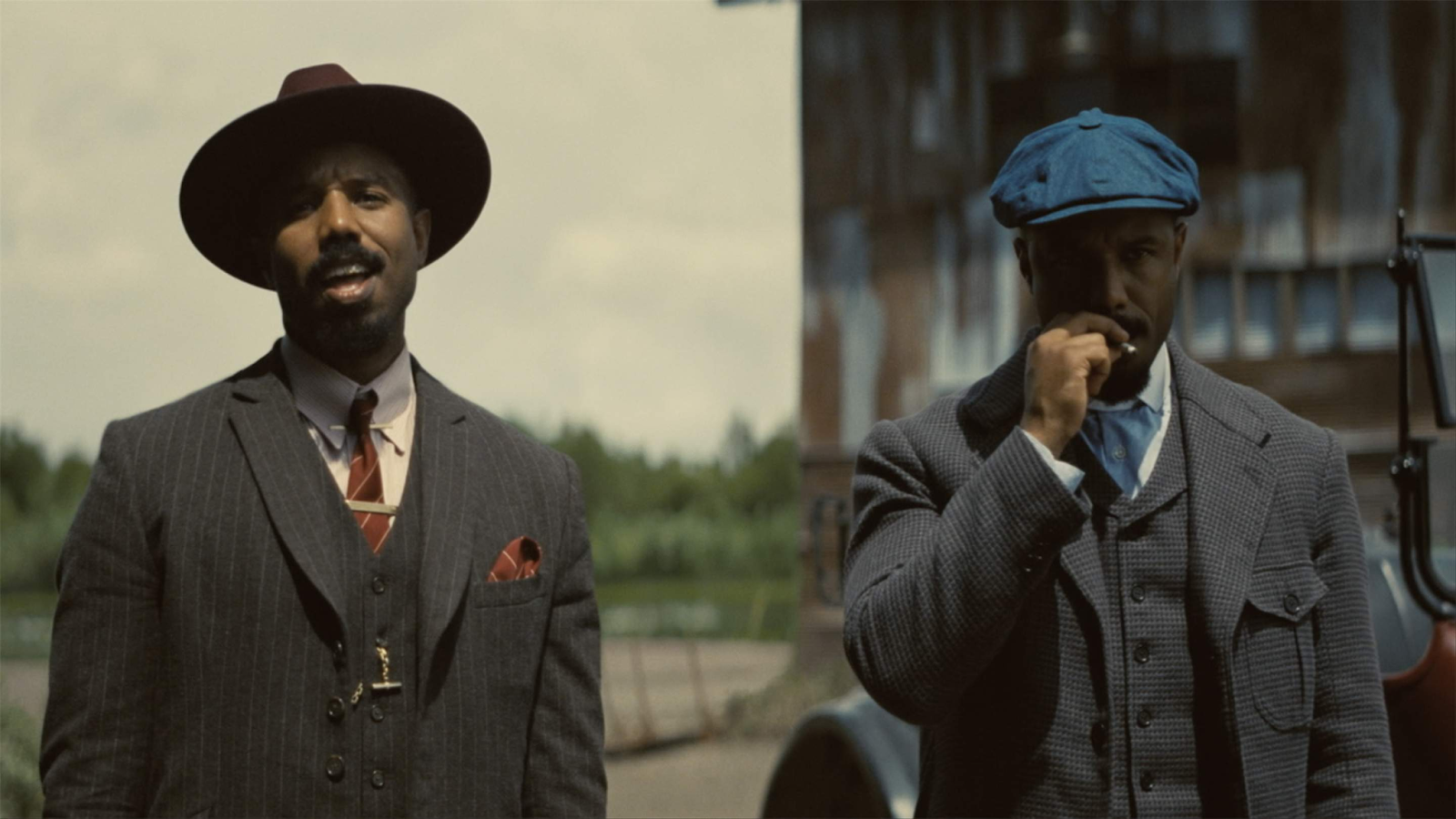Michael B. Jordan as Smoke and Stack in Sinners