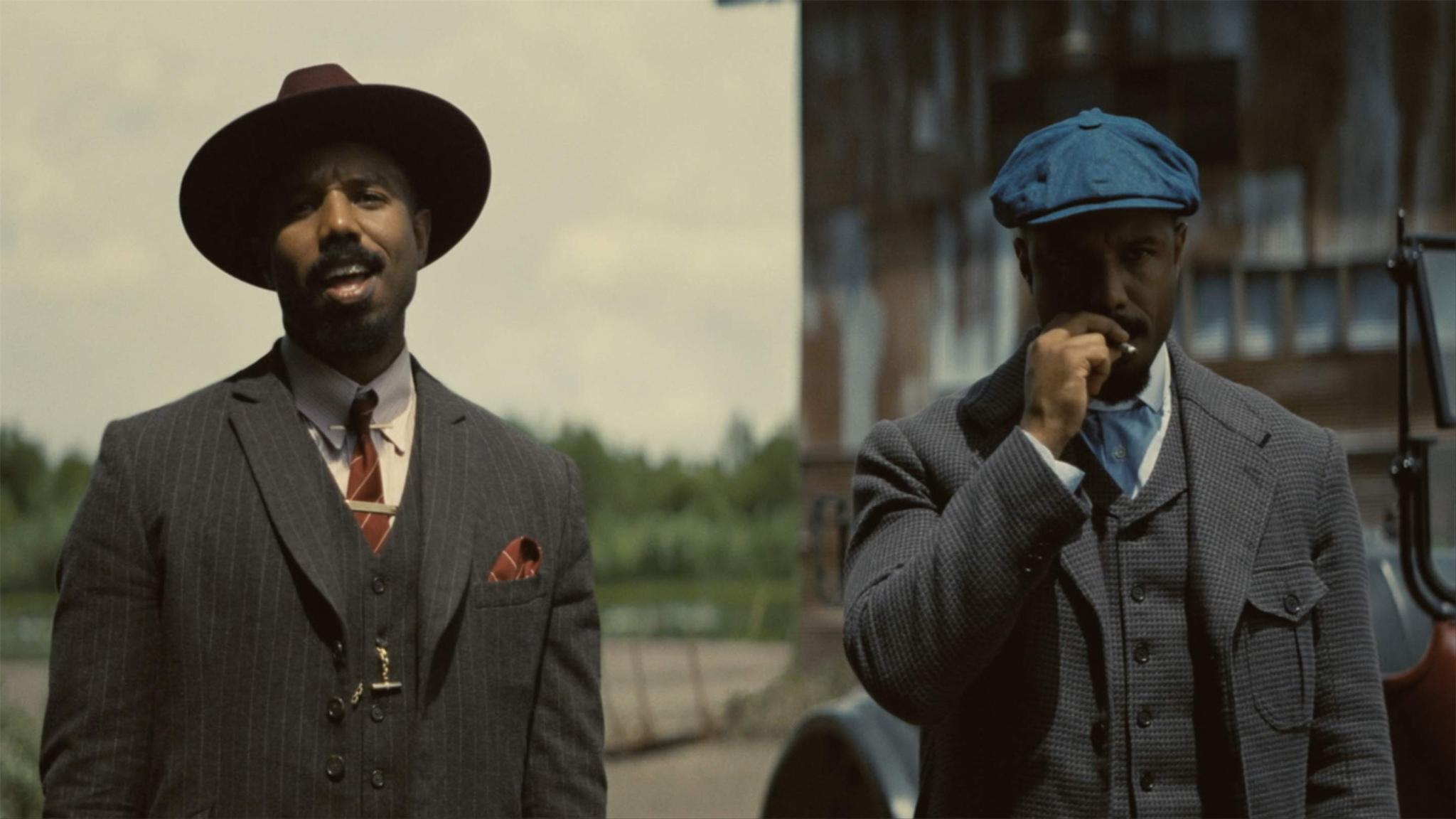 Michael B. Jordan as Smoke and Stack in Sinners