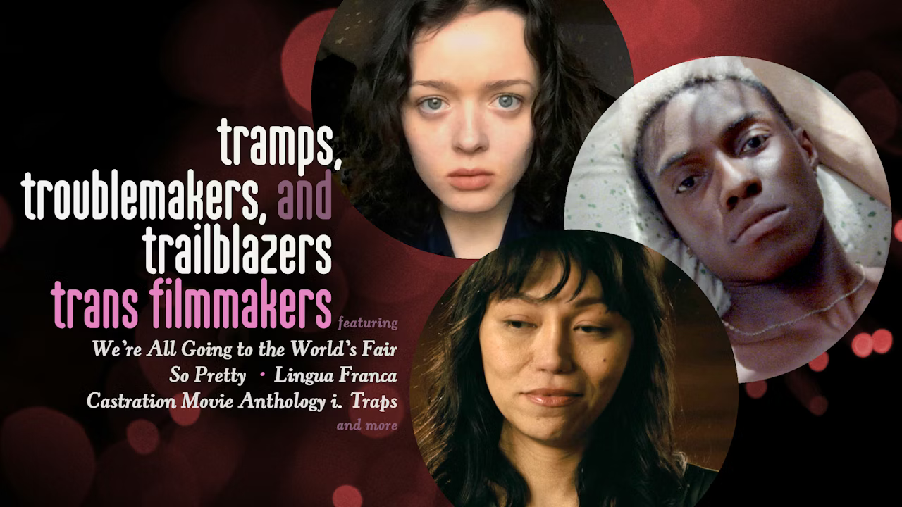 Cover image for Criterion's Tramps, Troublemakers, and Trailblazers: Trans Filmmakers&nbsp;collection